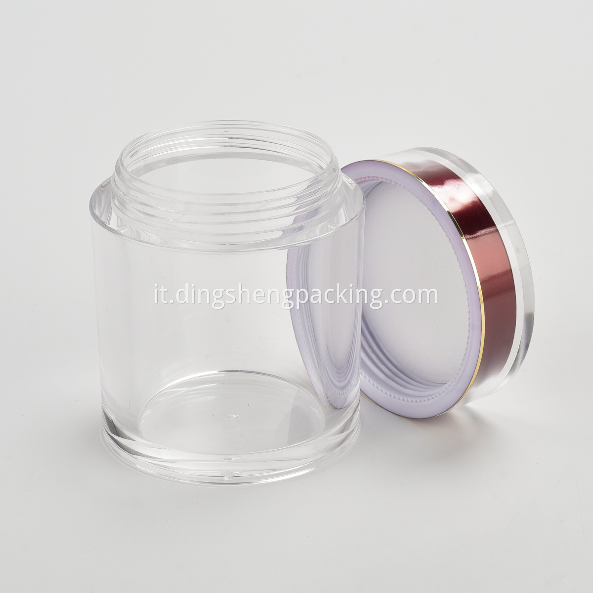Cosmetic Jar Clear 100g Glass Cream Jar